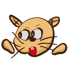 [LINEスタンプ] Snag rabbit