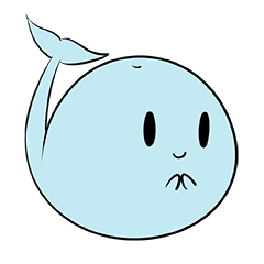 [LINEスタンプ] Fuwa Whales