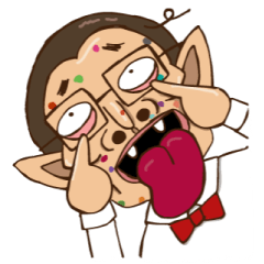 [LINEスタンプ] The zit gorilla