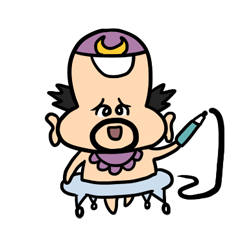 [LINEスタンプ] Baby Friar Sand