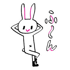 [LINEスタンプ] うさぎちゃんさん