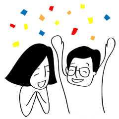 [LINEスタンプ] OrdinaryCouple