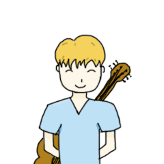 [LINEスタンプ] I and My Guitar