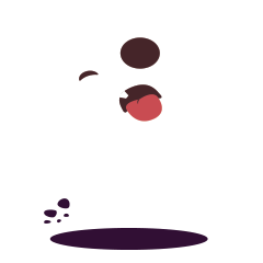 [LINEスタンプ] Ghost Luck