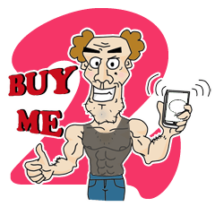 [LINEスタンプ] Muscle old man part 2