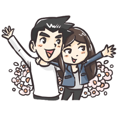 [LINEスタンプ] Mr.Jeep in love