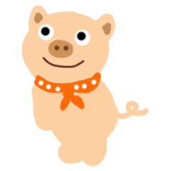 [LINEスタンプ] 子豚のトントム