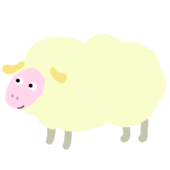 [LINEスタンプ] 羊のメイの画像（メイン）