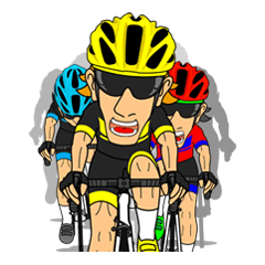 [LINEスタンプ] Young biker riders V.7