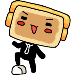 [LINEスタンプ] 社畜焼餅君