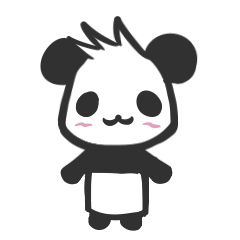 [LINEスタンプ] さすらいのパンダ