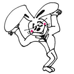 [LINEスタンプ] usaginotubuyaki