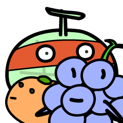 [LINEスタンプ] フルーツもりもり