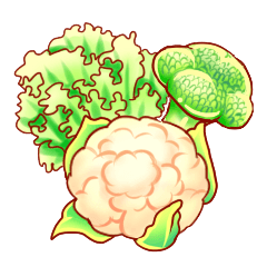 [LINEスタンプ] Cute Vegetables Ver.Thai