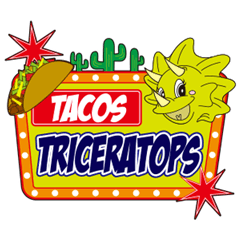 [LINEスタンプ] タコス屋トリケラトプス トリ―君スタンプ