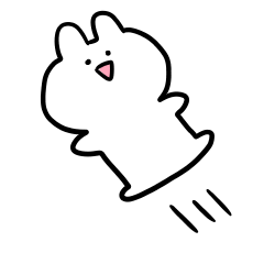 [LINEスタンプ] うさぎ いろいろ