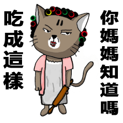 [LINEスタンプ] The true colors of Meow Nai