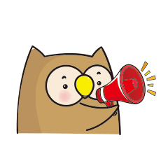 [LINEスタンプ] A cute owl Hoo Hoo