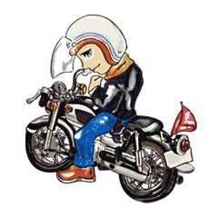 [LINEスタンプ] Taiwan B1Motorcycle Club