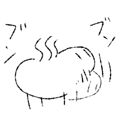 [LINEスタンプ] 温泉はりねずみ