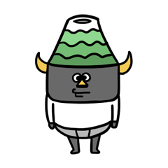 [LINEスタンプ] Baby Bull Demon King