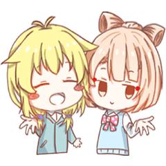[LINEスタンプ] C＆D Girls