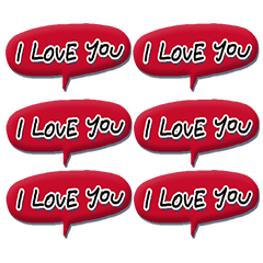 [LINEスタンプ] Love each other stickers