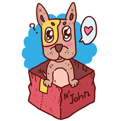 [LINEスタンプ] N'John-Jaz