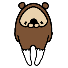 [LINEスタンプ] tanuki Tummy