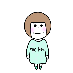 [LINEスタンプ] お母さん うめの画像（メイン）