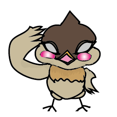[LINEスタンプ] Odd bird : Archey and ARP part3