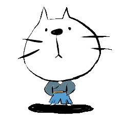 [LINEスタンプ] 和服ねこ
