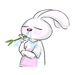 [LINEスタンプ] Rabbit Kevin