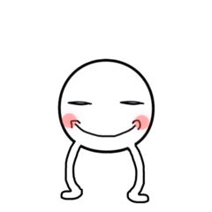 [LINEスタンプ] laughing face