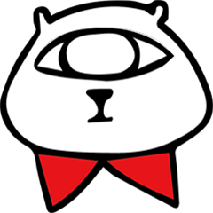 [LINEスタンプ] The rabbit has only one eye