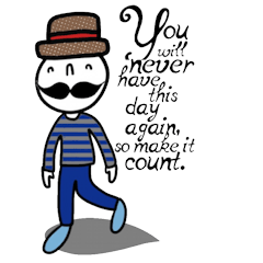 [LINEスタンプ] Mr. Cool in April