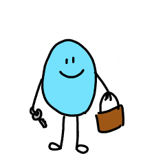 [LINEスタンプ] little blue's daily life