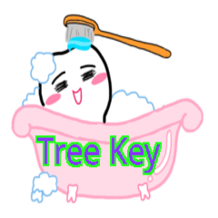 [LINEスタンプ] TreeKey's daily life