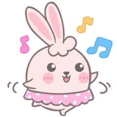 [LINEスタンプ] MaruMaru Zoo - Maru Rabbit