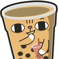 [LINEスタンプ] I love Taiwanese food ＆ mean！