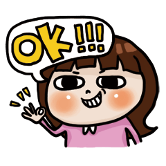 [LINEスタンプ] Soso girl daily language