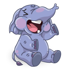 [LINEスタンプ] Belly the Elephant