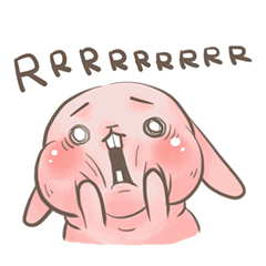 [LINEスタンプ] Bunny Doesn't Pound Mochi