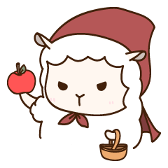 [LINEスタンプ] lovely useless sheep