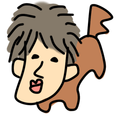 [LINEスタンプ] シュールな人面犬