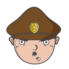 [LINEスタンプ] The Funny Police