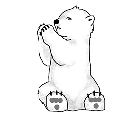 [LINEスタンプ] P BEAR FAMILY - Thai version