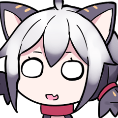 [LINEスタンプ] 黒猫少女スタンプ