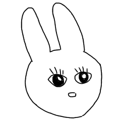 [LINEスタンプ] Hey rabbit