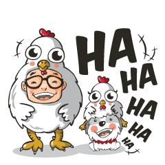 [LINEスタンプ] Chicken Win ＆ Friends